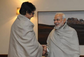 अमिताभ बच्चनको ८०औँ जन्मदिनमा नरेन्द्र मोदीले पठाए शुभकामना सन्देश